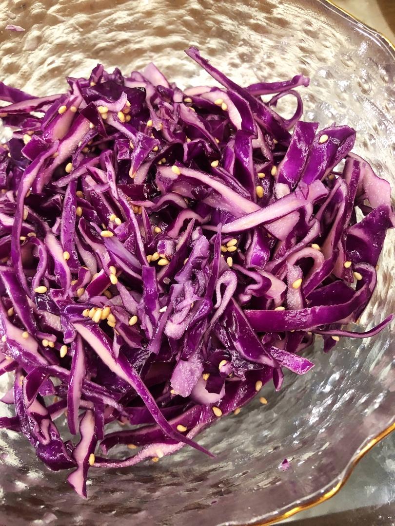 凉拌紫甘蓝