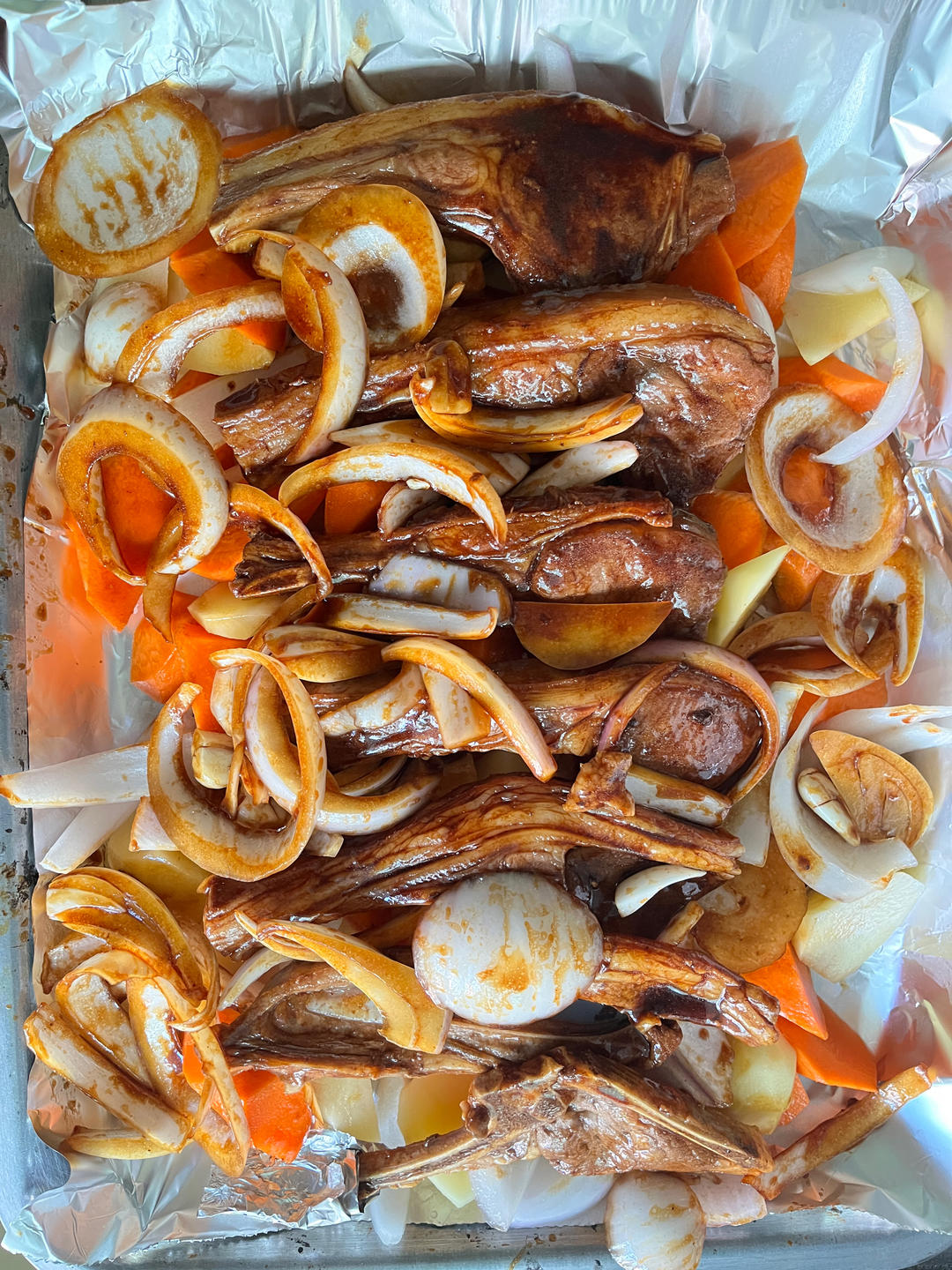 超好吃的烤羊排烤箱版