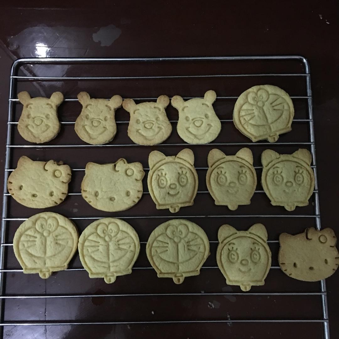 卡通黄油饼干
