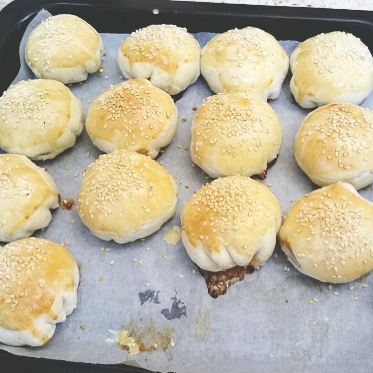 泳式鲜肉榨菜月饼