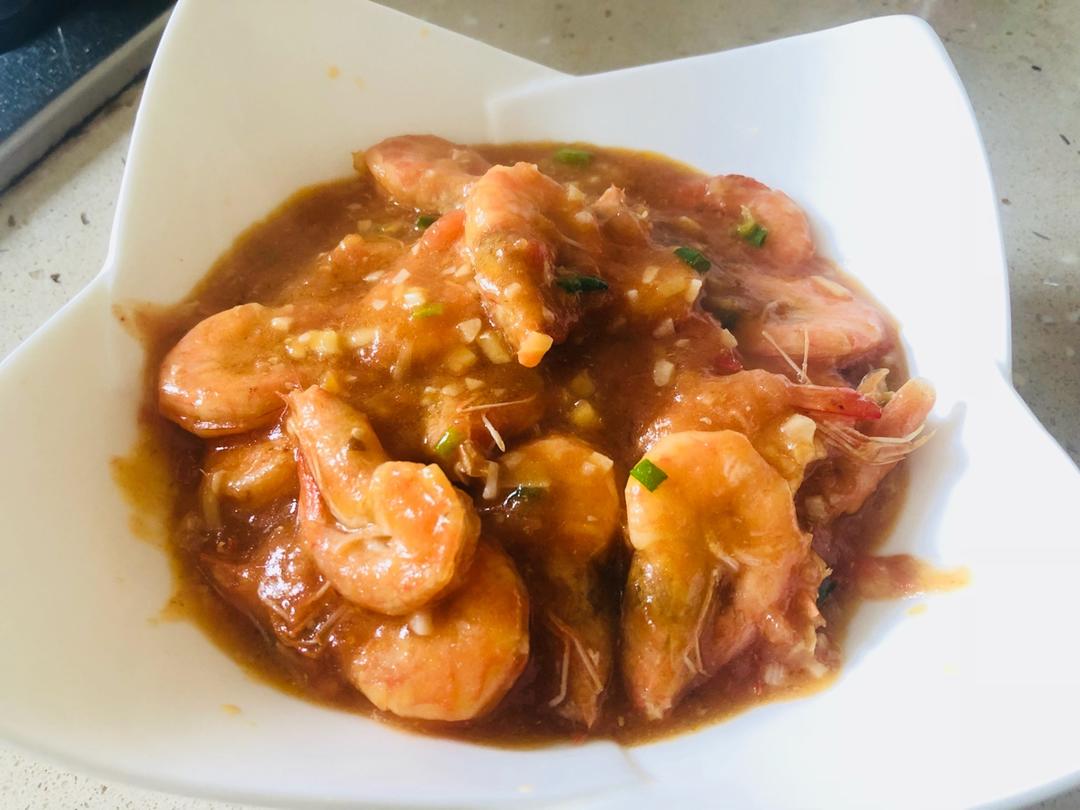 茄汁油焖大虾🍤