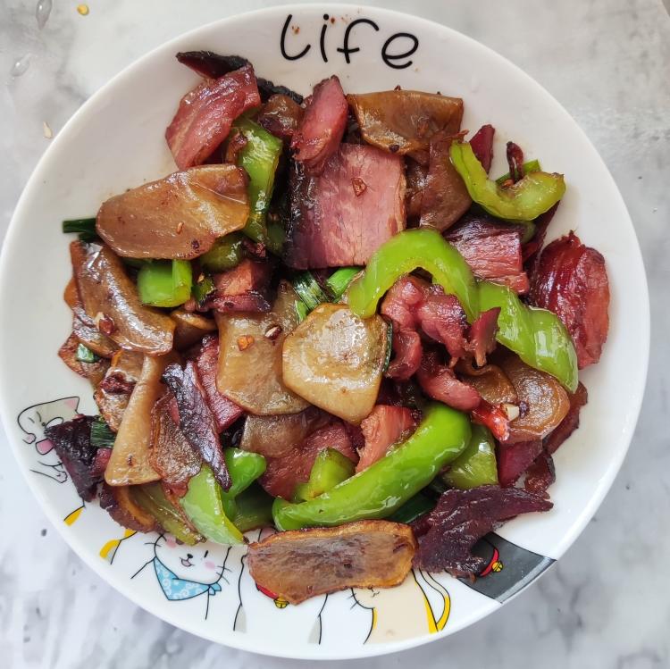 【菜】干土豆片炒腊肉