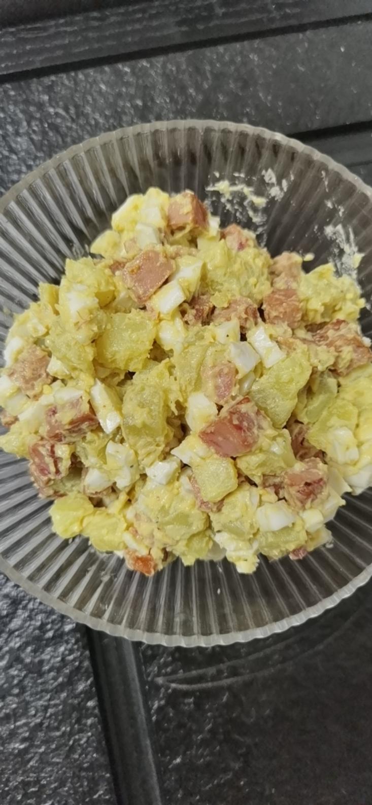 土豆鸡蛋午餐肉沙拉