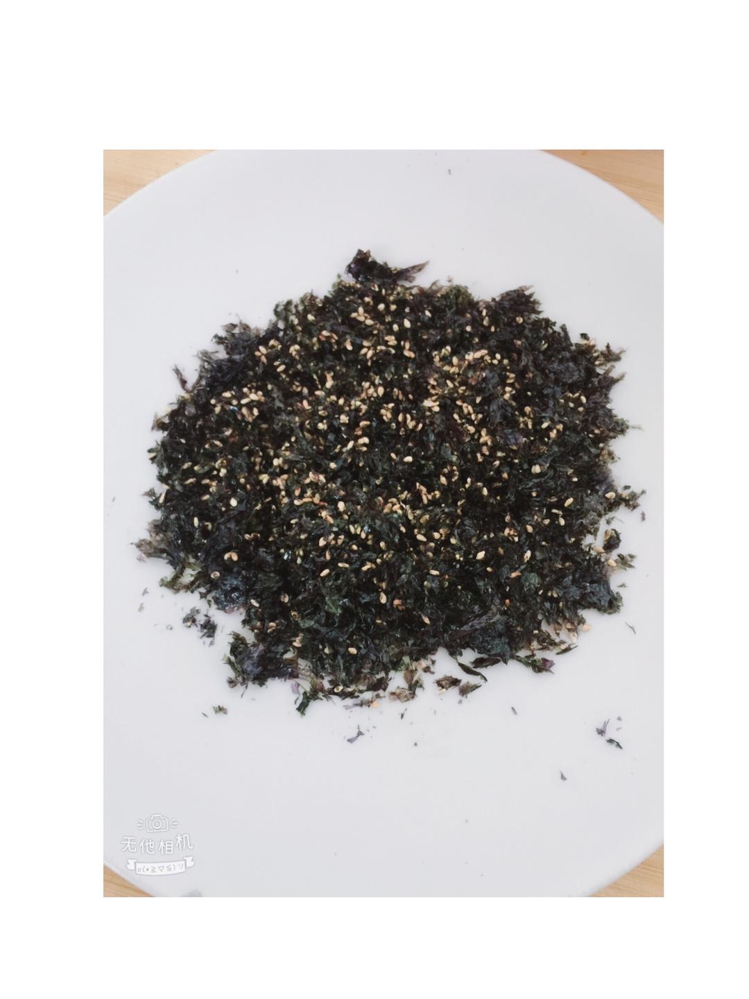 八个月以上辅食补钙海苔碎