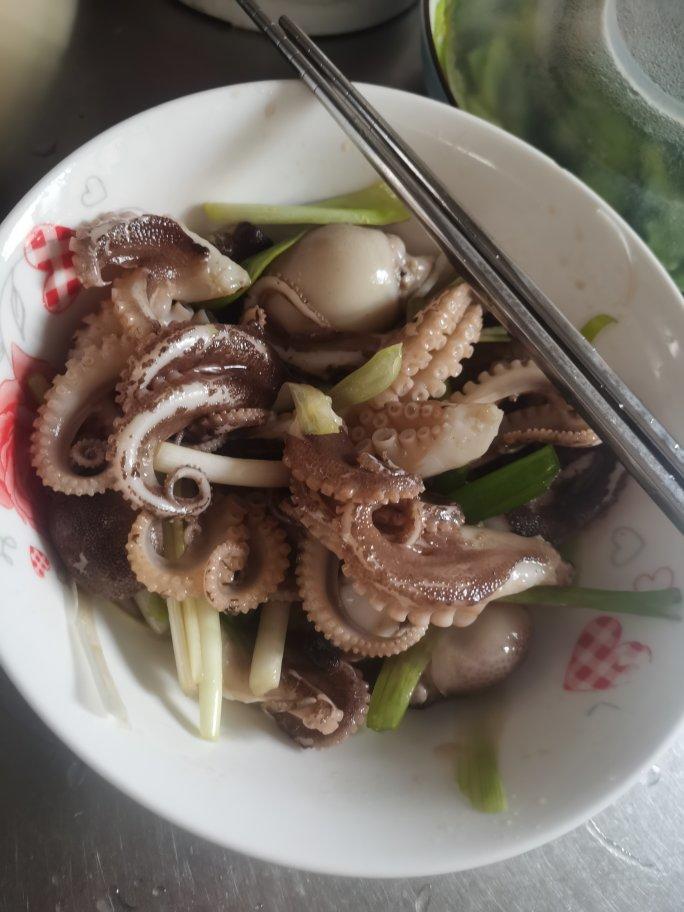 家常可口葱拌八带(章鱼)
