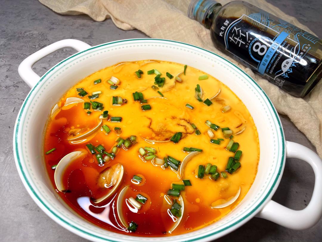 轻盐蛤蜊炖蛋的做法