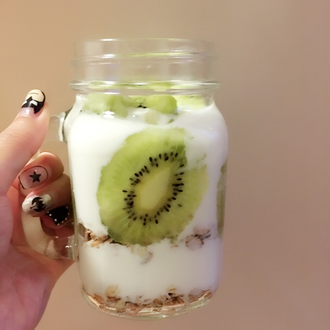 #懒人早餐#蔬果麦片罐子