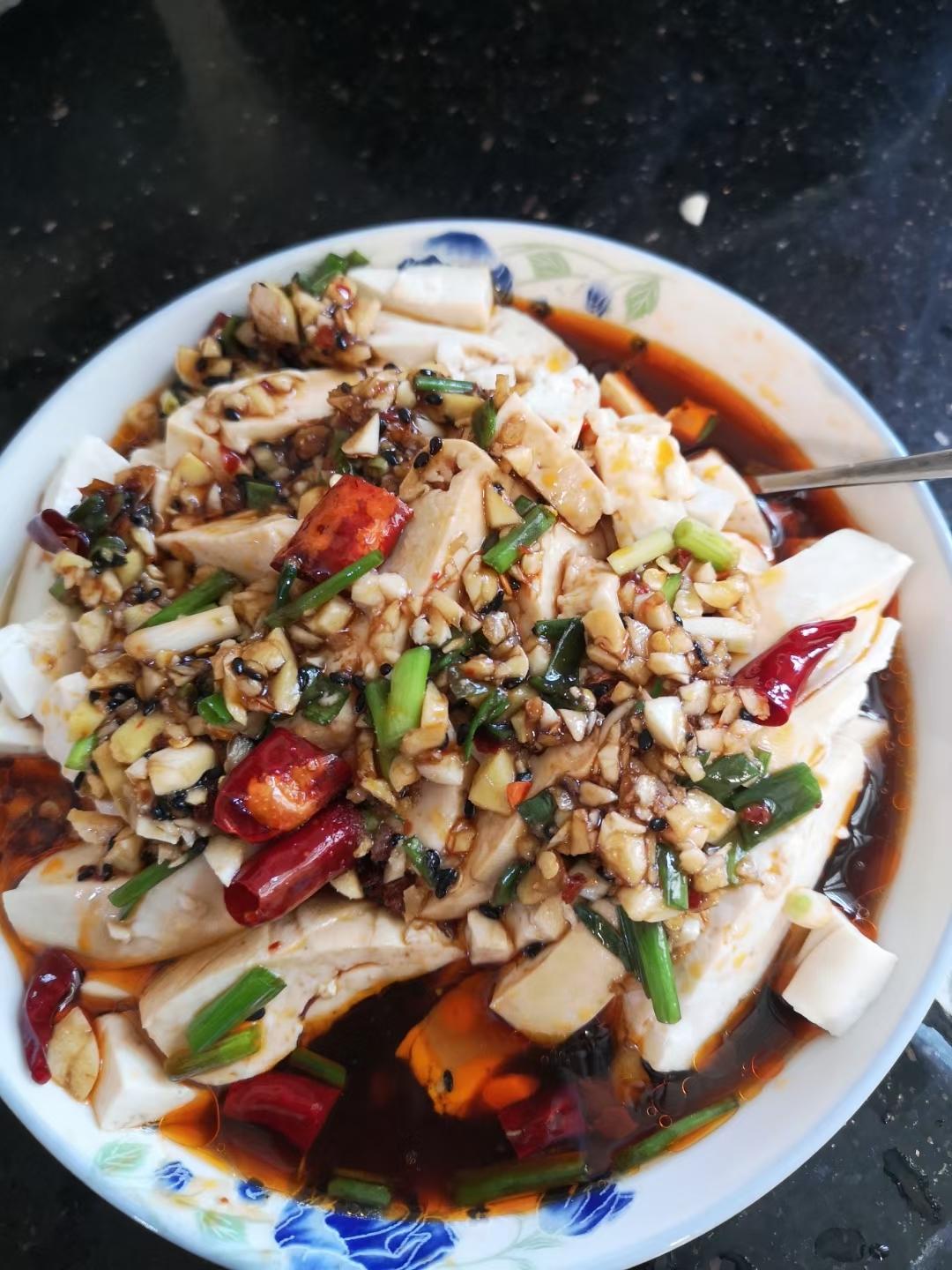 凉拌豆腐/小葱拌豆腐