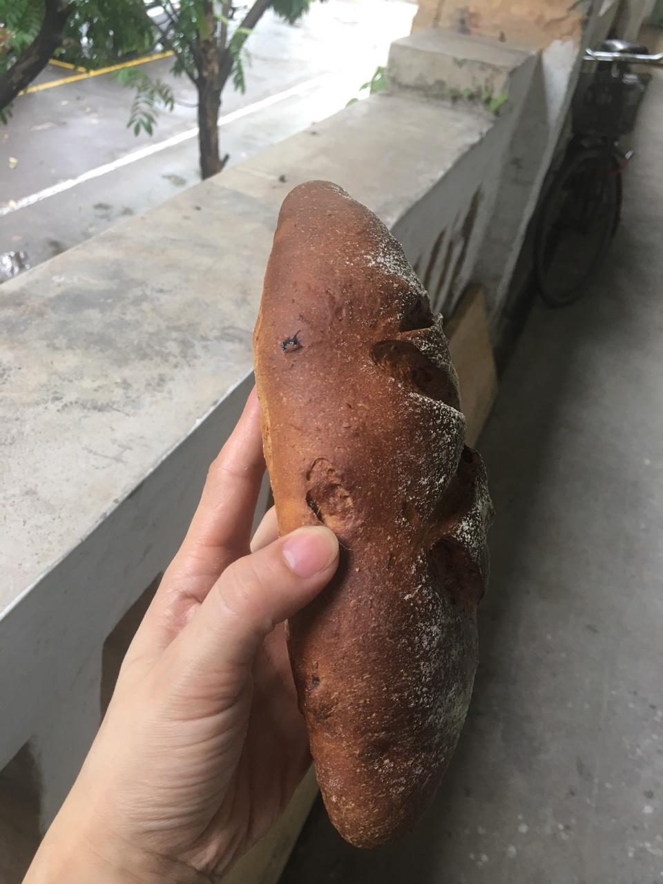 全麦红糖桂圆软欧包