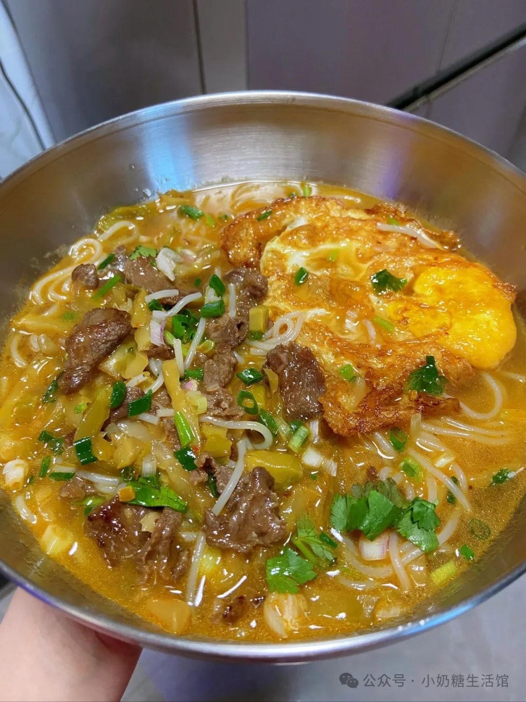 （自用）榨菜牛肉粉