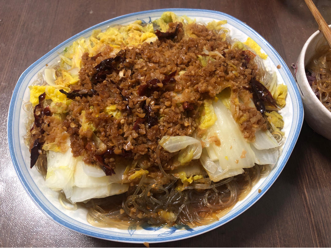 蒜蓉粉丝蒸娃娃菜