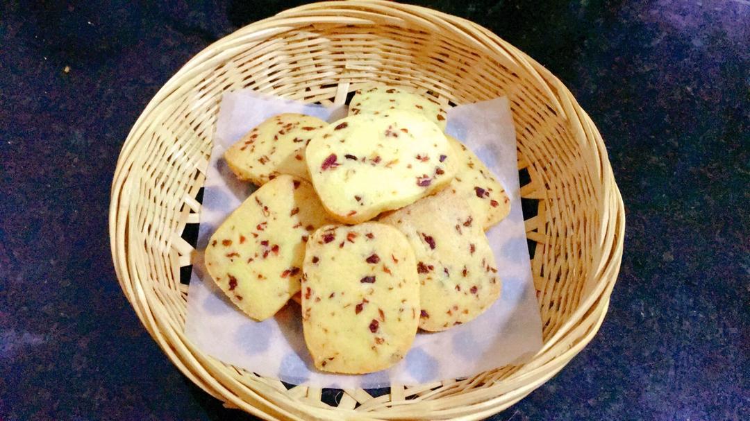 低糖少油版蔓越莓饼干