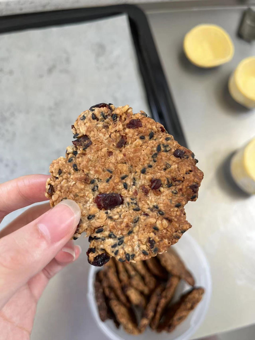 🔥酥掉渣的燕麦饼干🍪