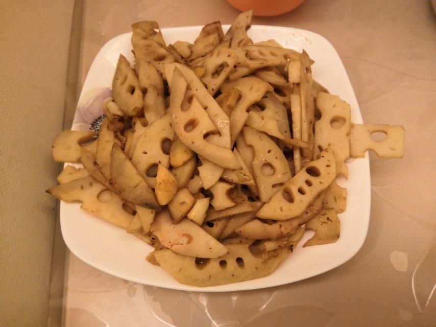 素炒藕片