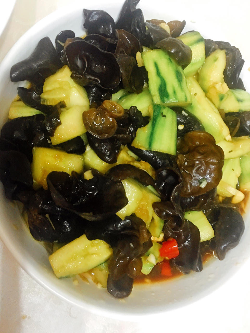 夏雪儿192做的凉拌黄瓜木耳