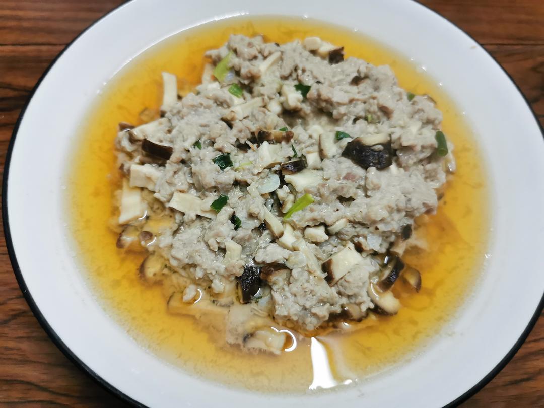 香菇蒸肉饼