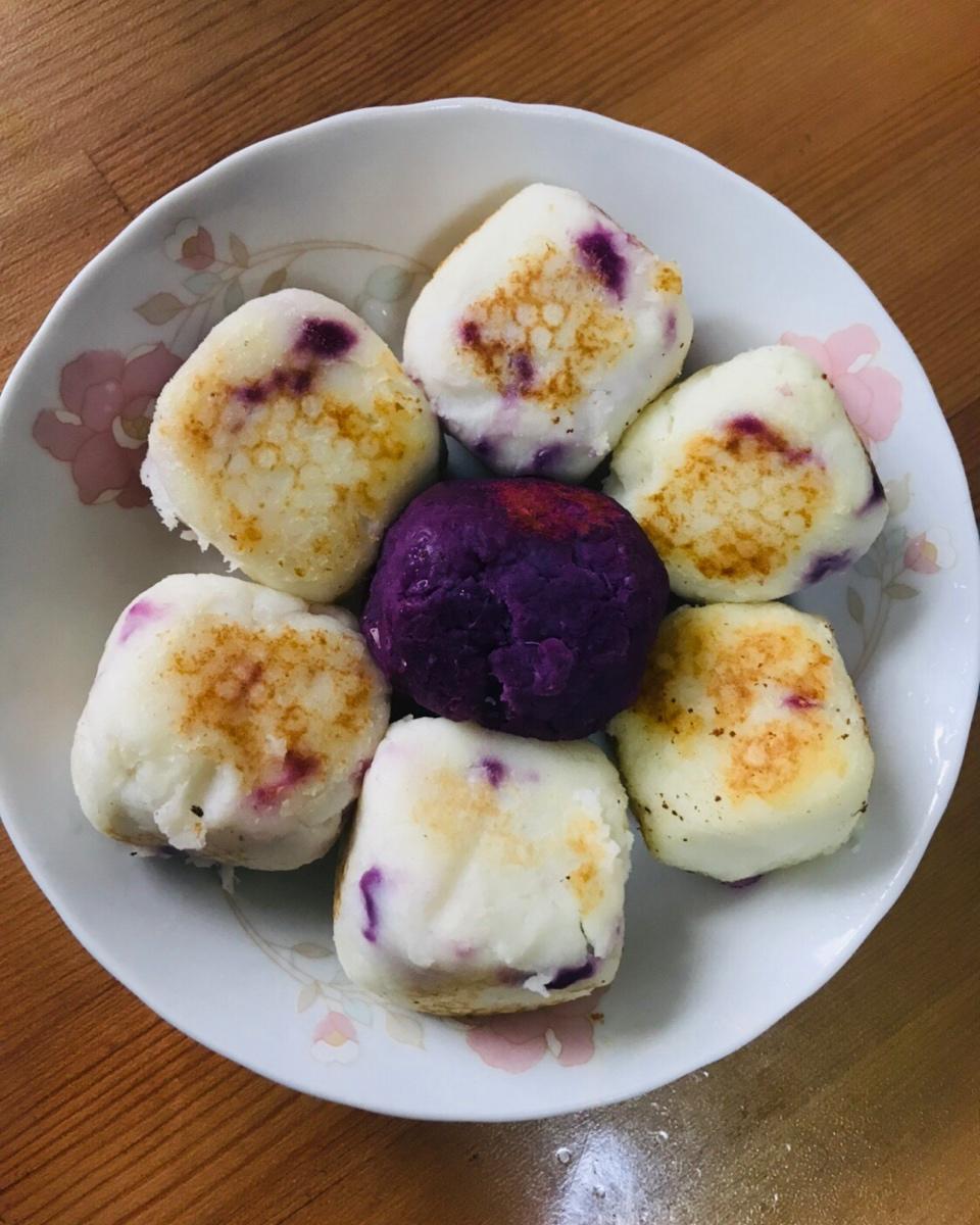 减脂期主食 红豆山药糕 无糖低油