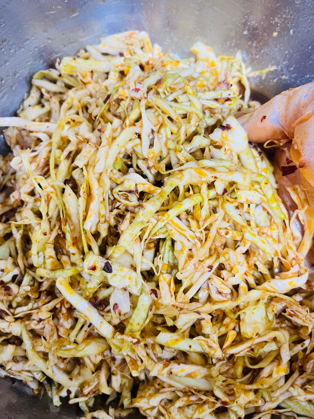 凉拌酸辣包菜的做法