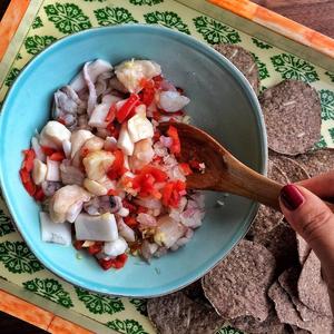 Joyce的KINFOLK食堂 | Ceviche：一道有2000年历史的秘鲁海鲜料理的做法 步骤3