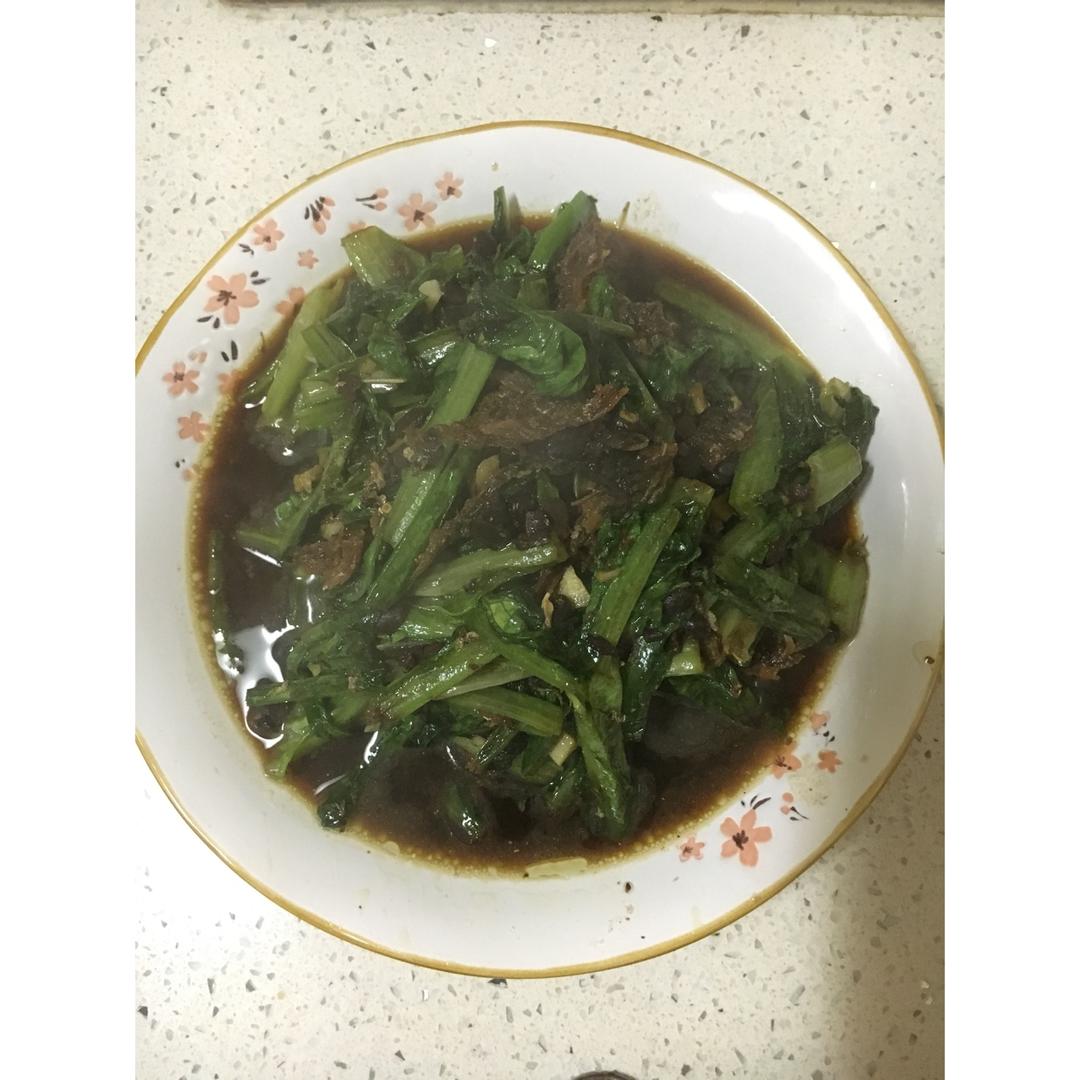 豆豉鲮鱼油麦菜