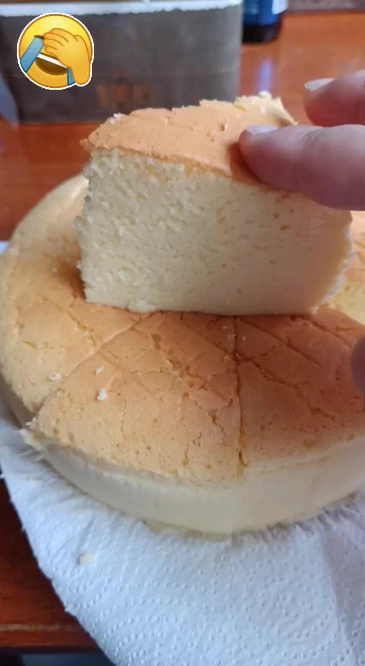 日式浮云轻蛋糕，（水浴法）