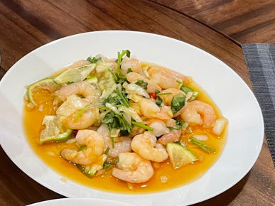 泰式柠檬虾｜酸辣凉爽才是夏