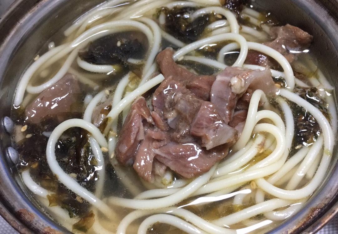 家庭版的牛肉面！