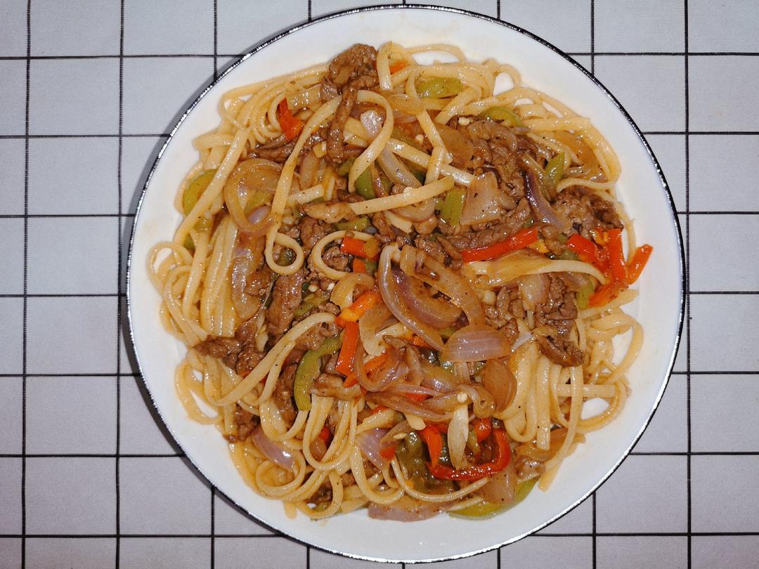 比餐厅好吃的黑椒牛柳意面🍝零失败简单教程