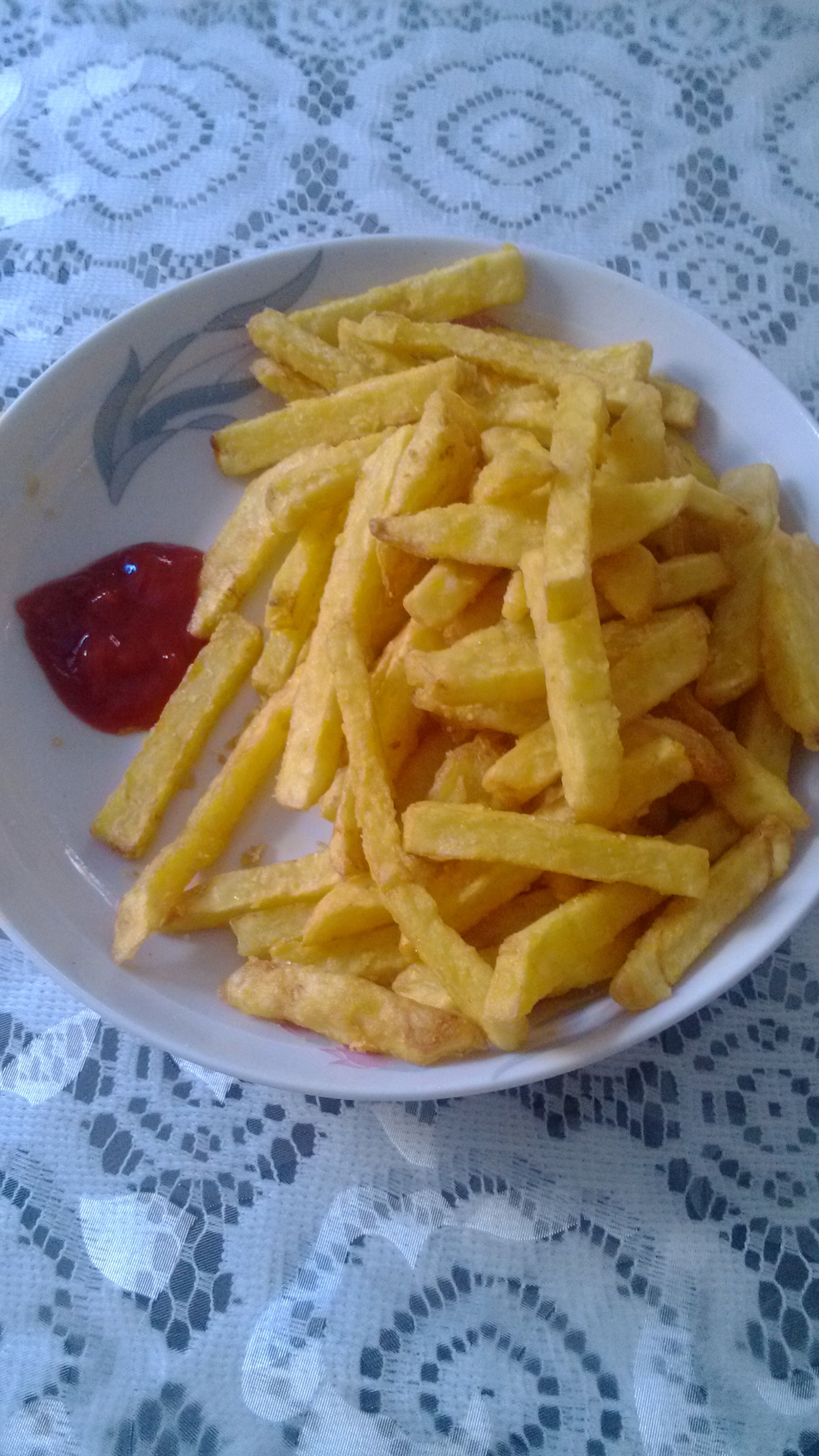 踮起脚尖,拥抱阳光做的炸薯条