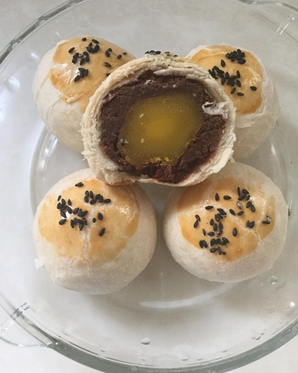 蛋黄酥，手工蛋黄酥
