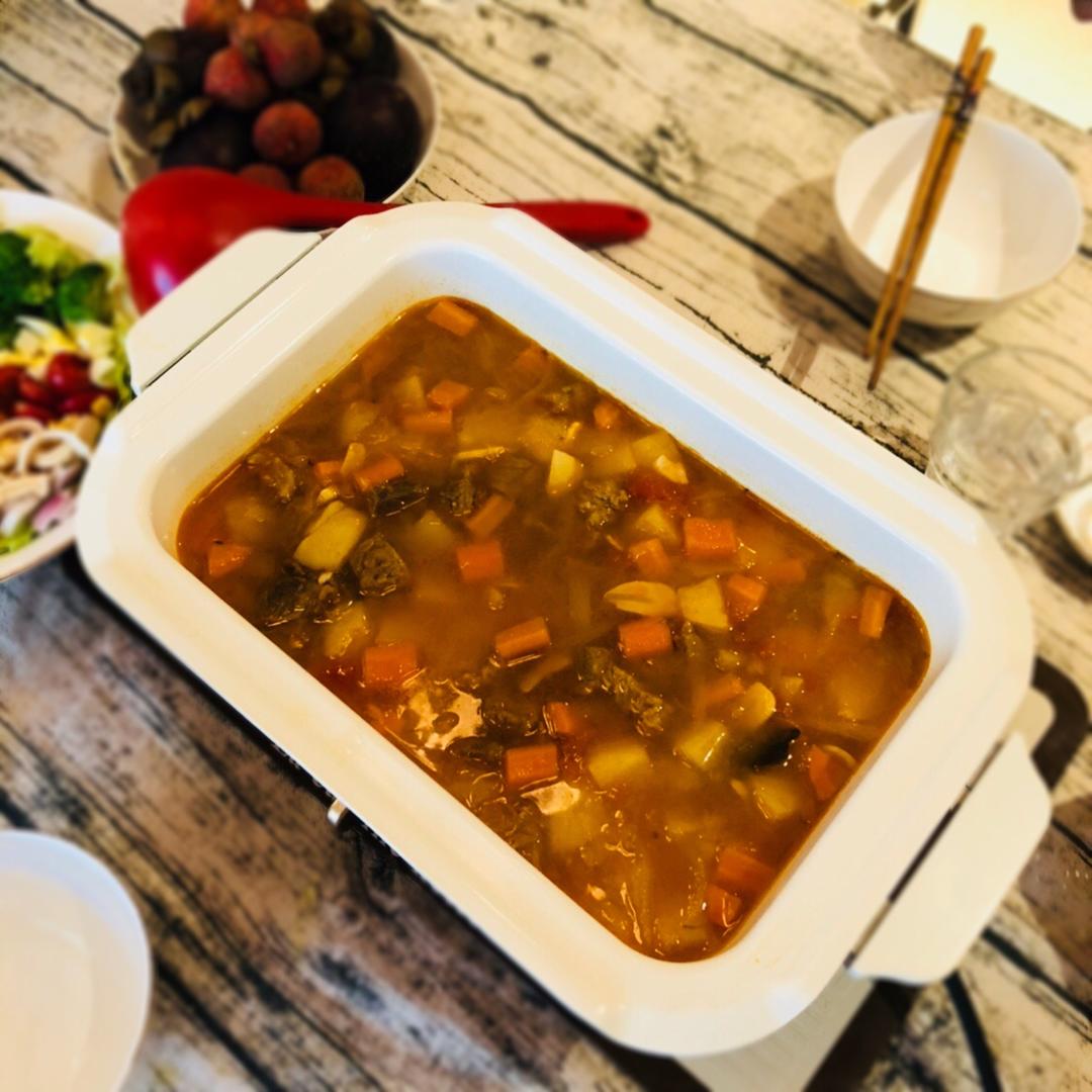 失恋治愈系：西式蔬菜炖牛颊