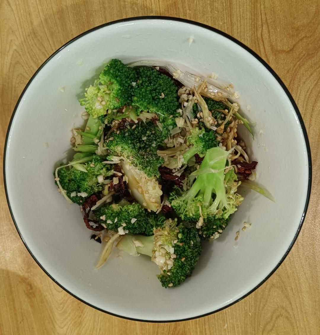 凉拌芝麻西兰花