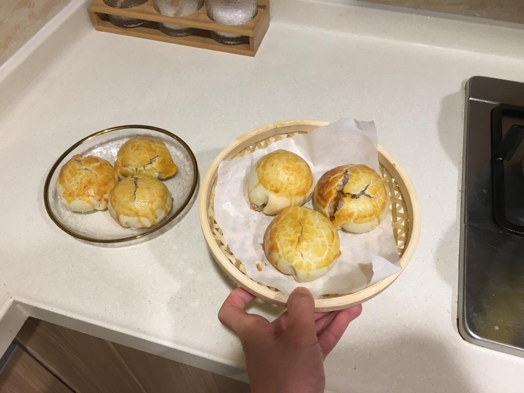 豆沙蛋黄酥（六个量黄油版）