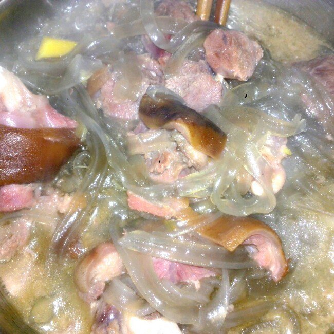 白菜粉丝羊肉汤