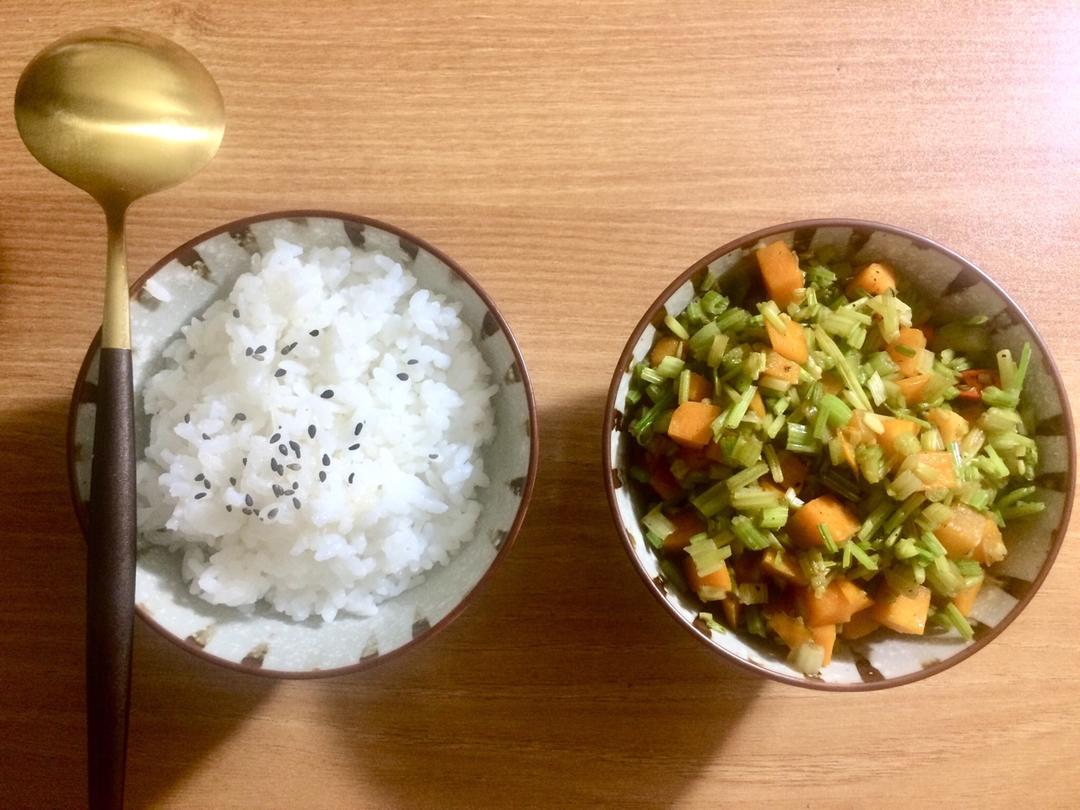 芹菜胡萝卜碎