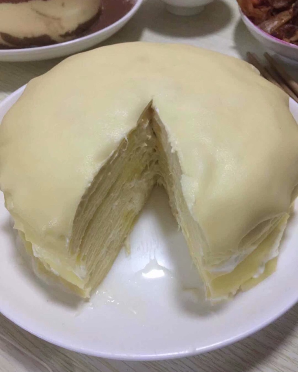 榴莲千层蛋糕