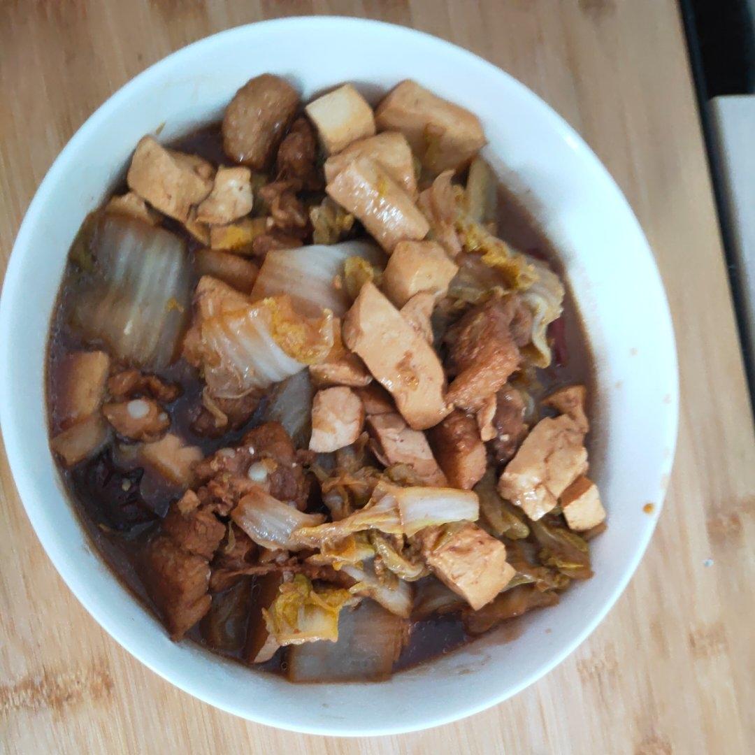 冬季最爱的家常菜！大白菜炖大豆腐或干豆腐