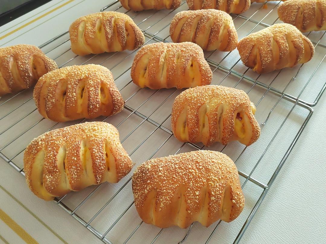 直接法万能面团－培根芝士包