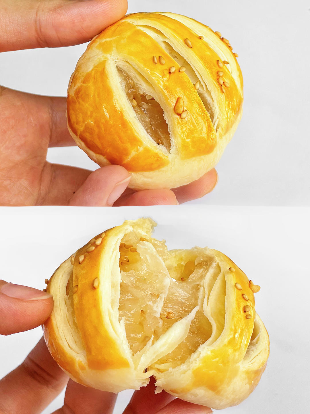 快手大包酥版本的老婆饼