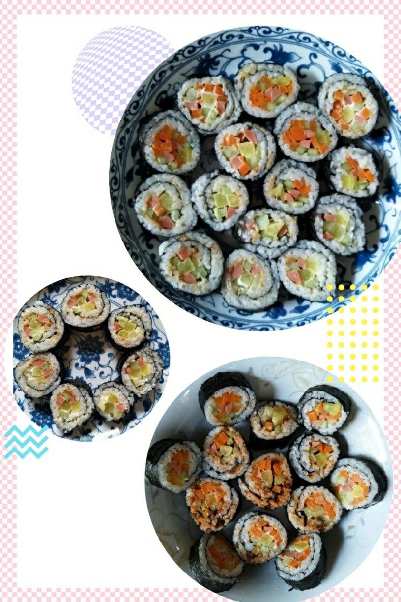 紫菜寿司和饭团