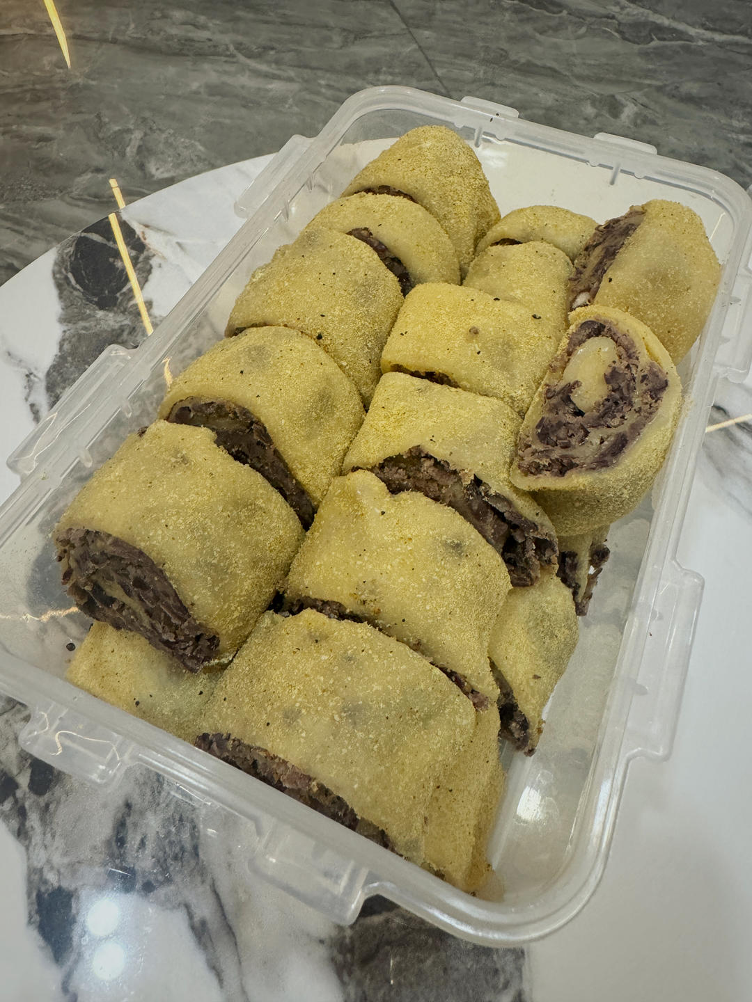 老北京传统小吃--驴打滚