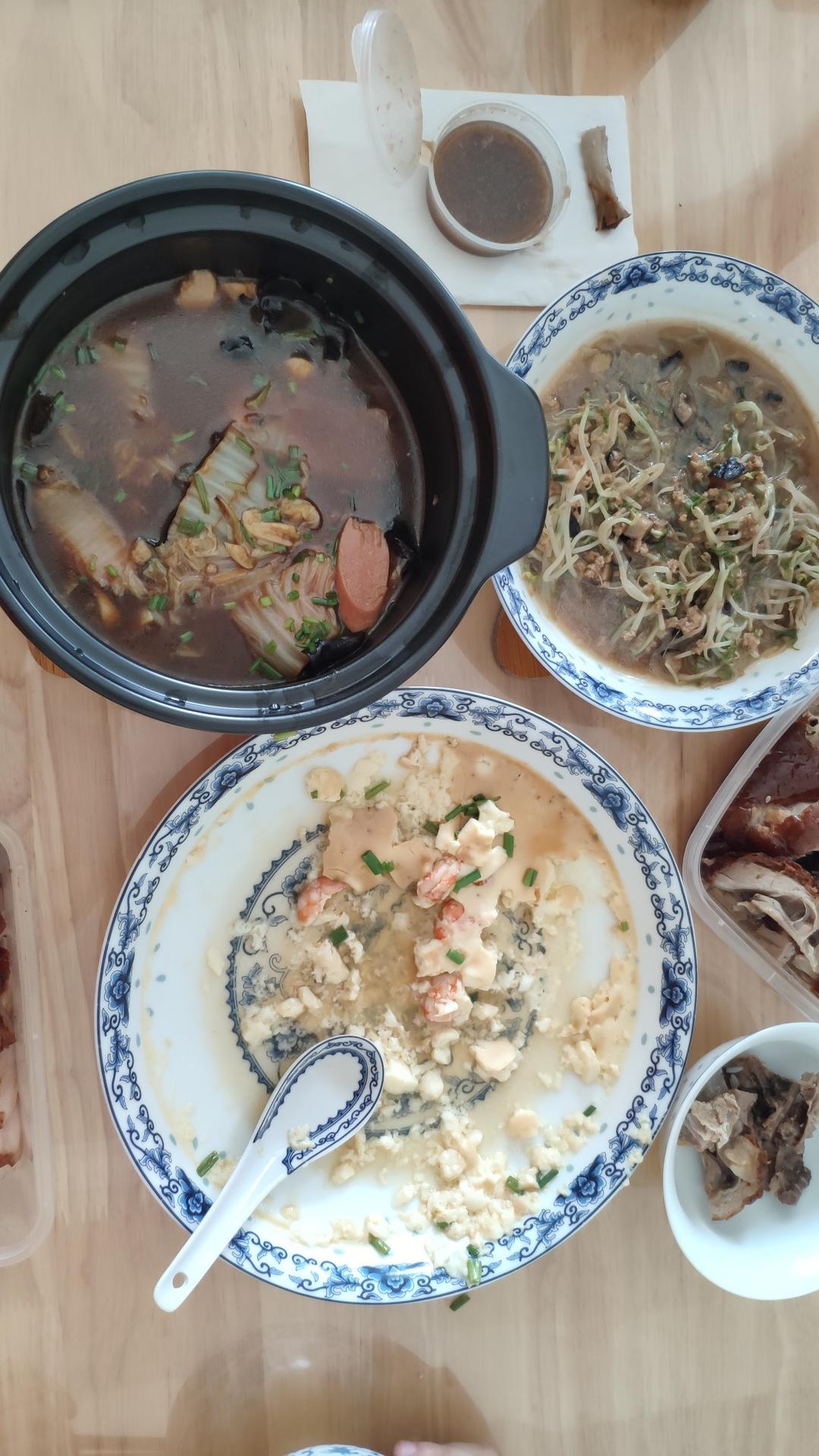 暖胃又下饭的香肠白菜豆腐煲🔥10分钟搞定