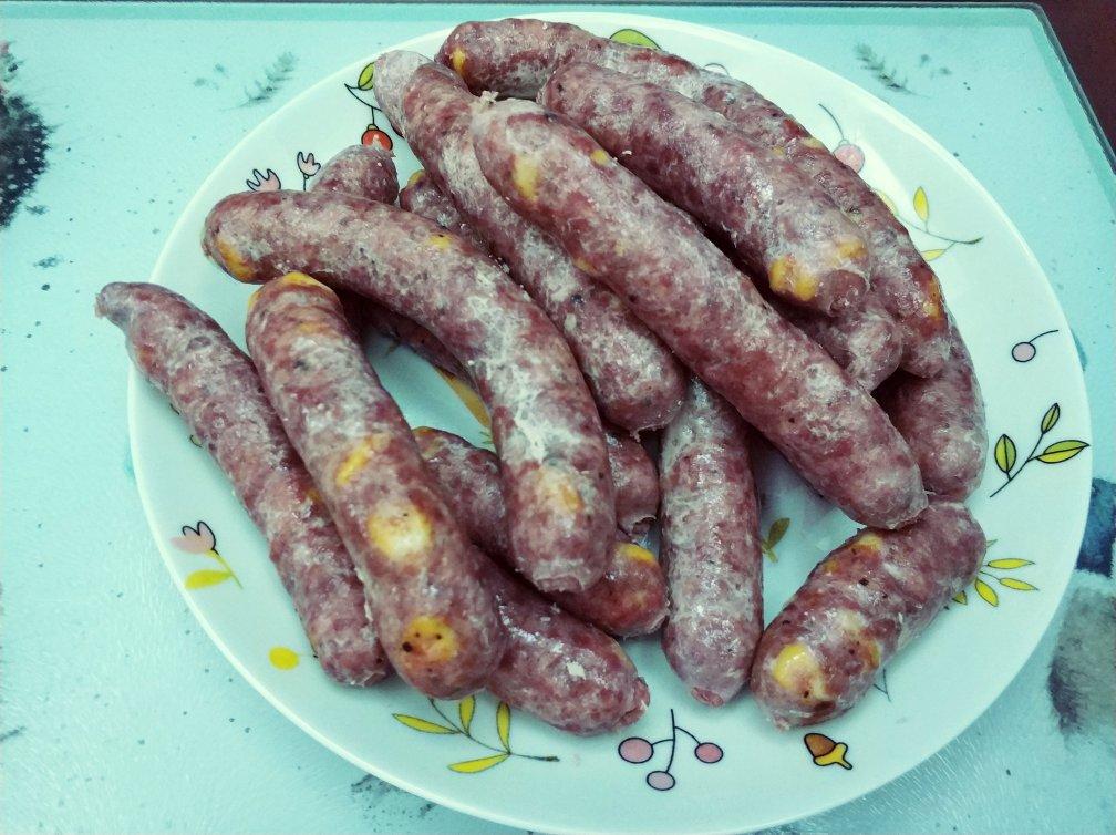 Q弹多汁的自制台式脆皮肠——绝对秒杀市售