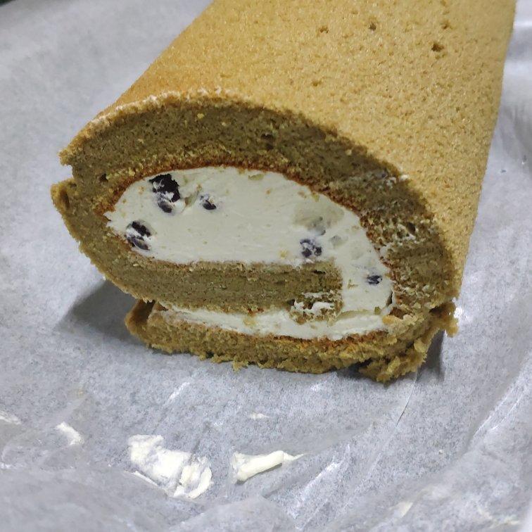 完美抹茶蜜豆蛋糕卷