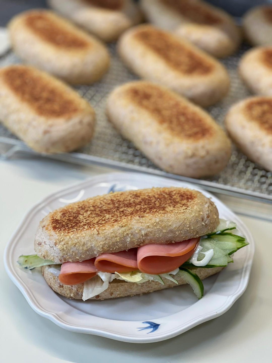 亚麻籽全麦三明治