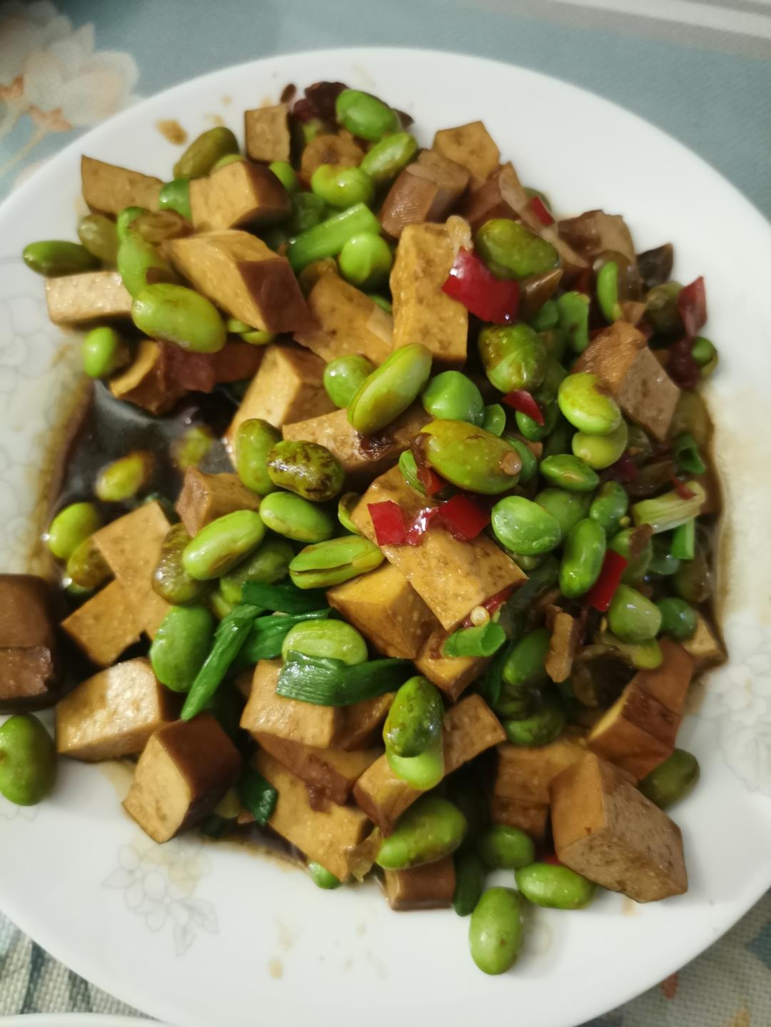 毛豆炒香干｜家常小炒