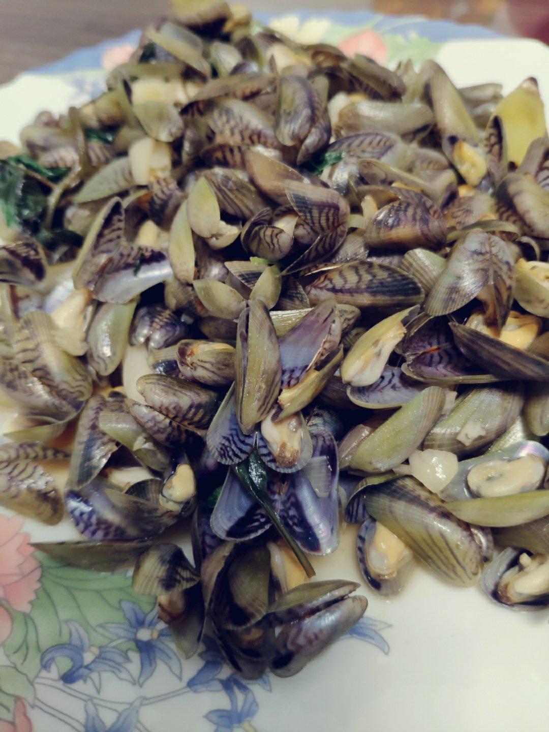 金不换炒薄壳（海瓜子）