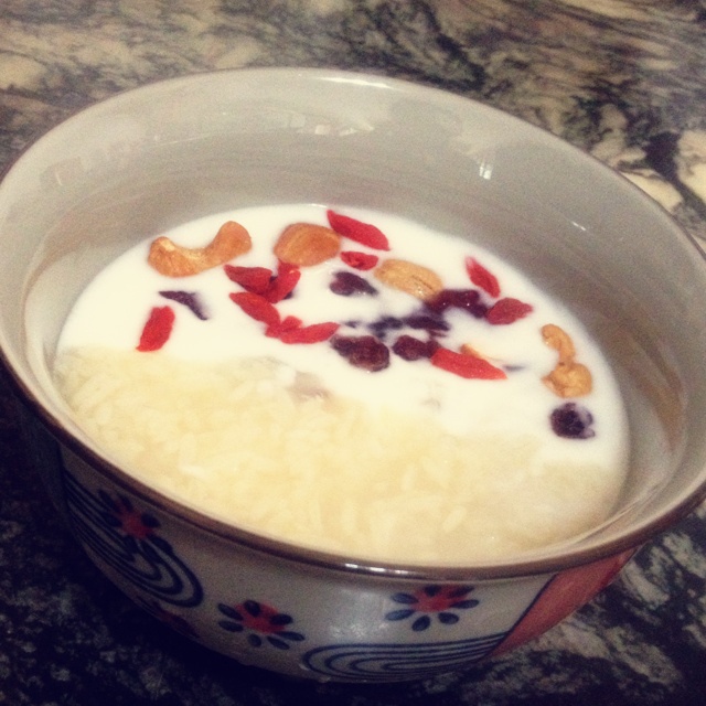酒酿酸奶parfait