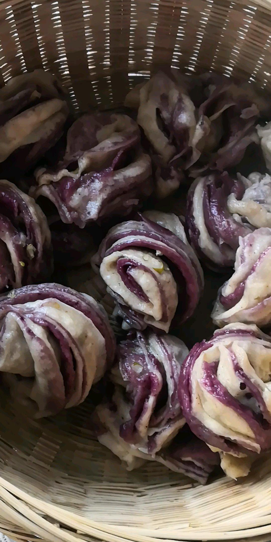 红豆薏米面花卷