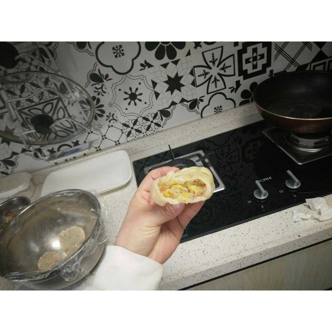 家庭手工肉馅大包子